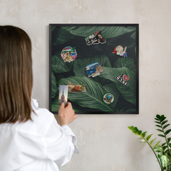 Tabule na magnety v rámech černé barvy Zeleň přírody
