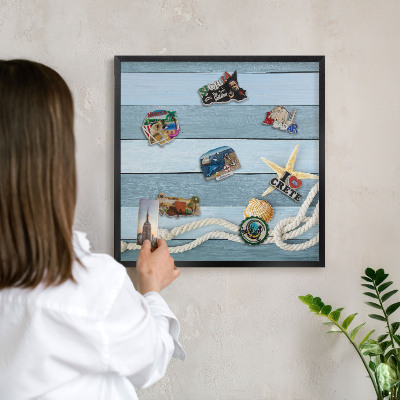 Tabule na magnety v rámech černé barvy Přímořské klima