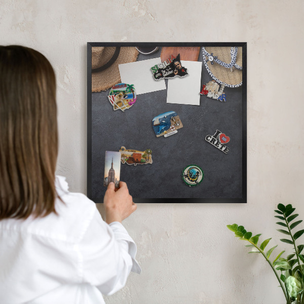 Tabule na magnety v rámech černé barvy Sváteční atmosféra