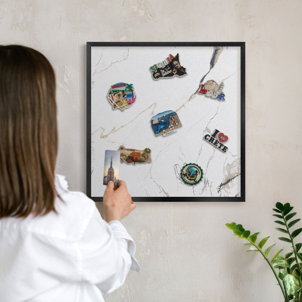 Tabule na magnety v rámech černé barvy Moderní elegance