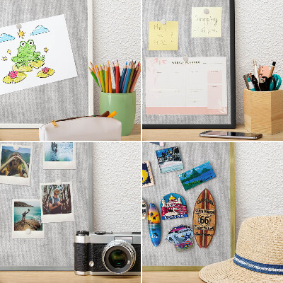 Tabule na magnety v rámech černé barvy Jemná elegance