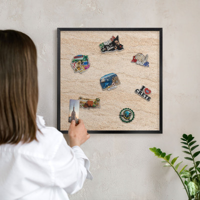 Tabule na magnety v rámech černé barvy Přirozená elegance