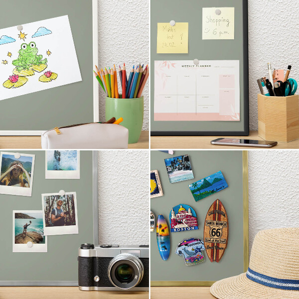 Tabule na magnety v rámech černé barvy Šalvěj