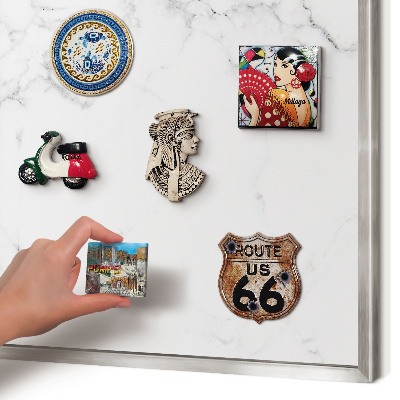 Tabule na magnety na zeď stříbrný rám Mramorový vzor