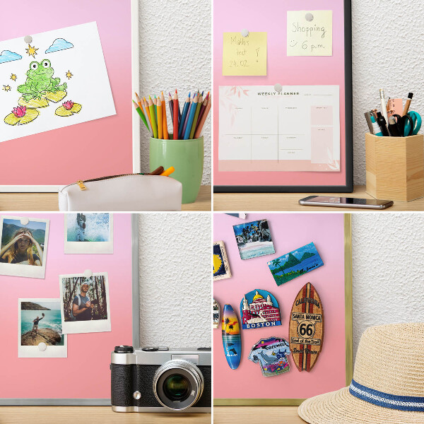 Tabule na magnety z dovolené ve stříbrném rámu Jemný přechod