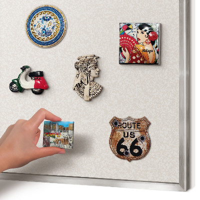 Tabule na magnety na zeď stříbrný rám Krémová textura