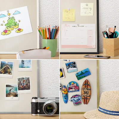 Tabule na magnety z dovolené ve stříbrném rámu Tón mlhy
