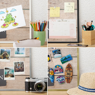 Magnetické tabule na magnety v zlatém rámu Motivace každý den