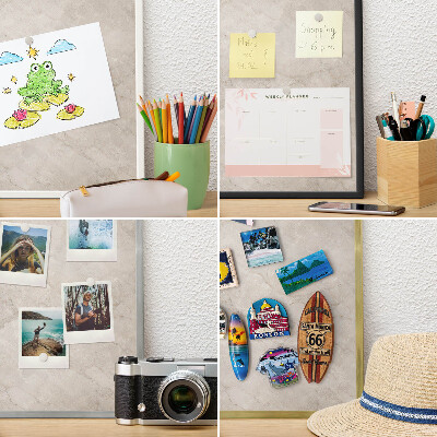 Magnetické tabule na magnety v zlatém rámu Přirozená elegance