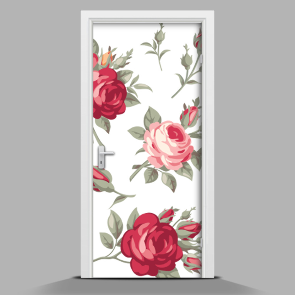 Samolepící tapeta na dveře Růže