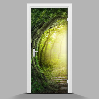 Samolepící nálepka na dveře Kouzelný les