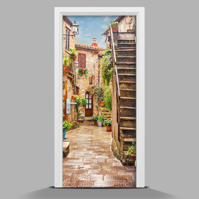 Nálepka fototapeta na dveře Ulička Verona
