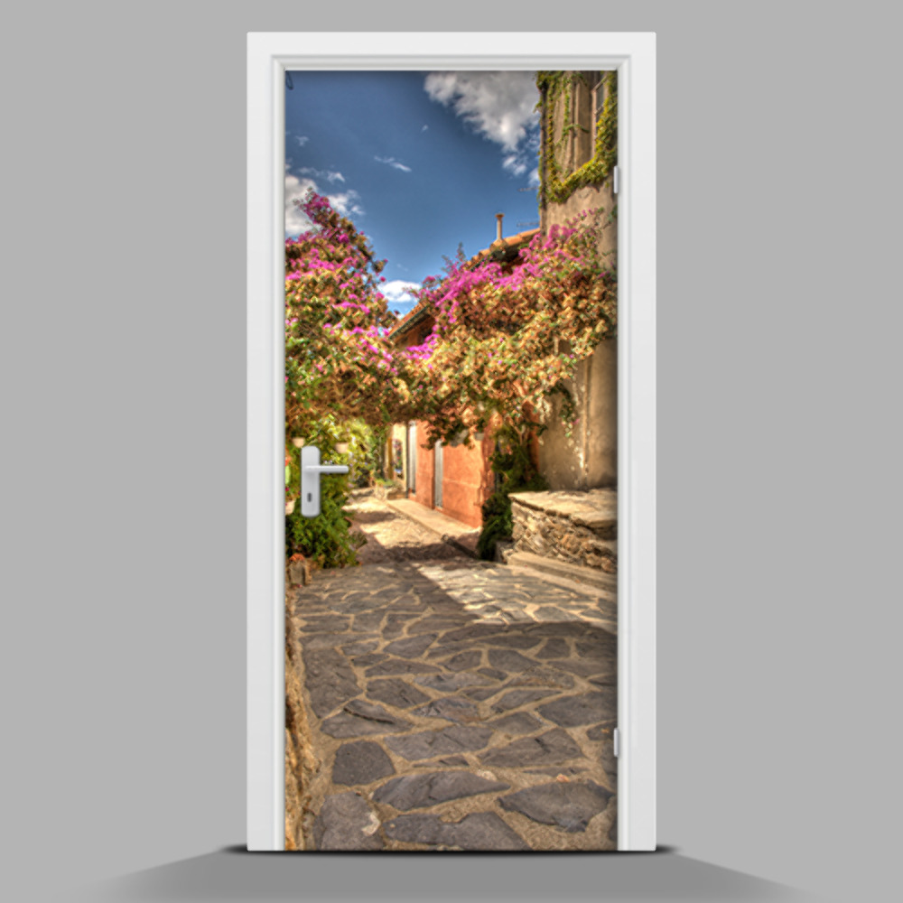 Nálepka na dveře Řecké městečko