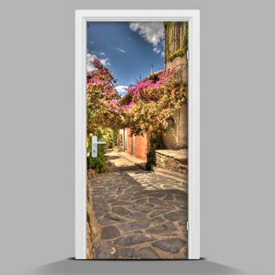Nálepka na dveře Řecké městečko