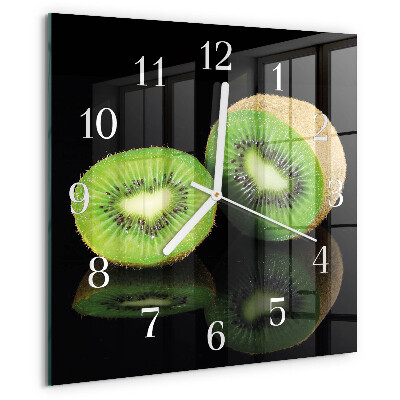 Skleněné hodiny Kiwi