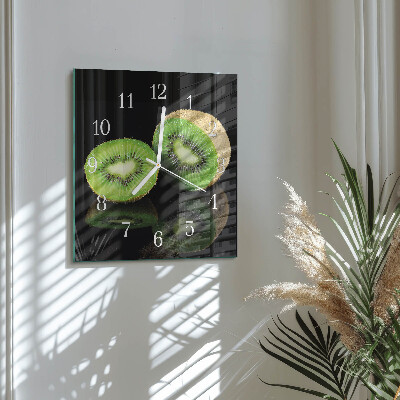 Skleněné hodiny Kiwi