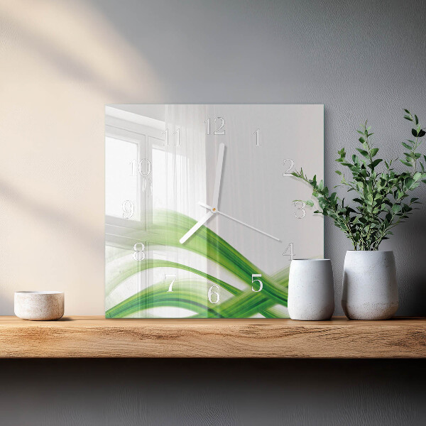 Skleněné hodiny Abstraktní vlna