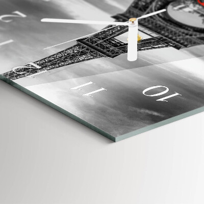 Skleněné hodiny Automobil Eiffelovy věže
