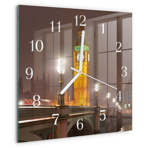 Skleněné hodiny Big Ben