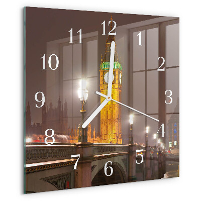 Skleněné hodiny Big Ben