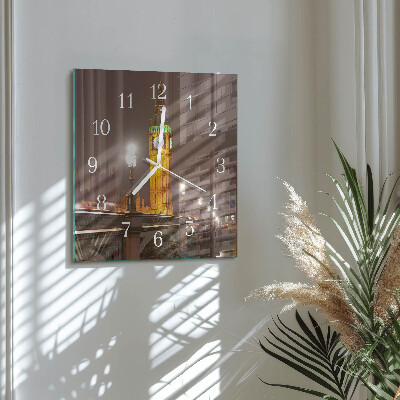 Skleněné hodiny Big Ben