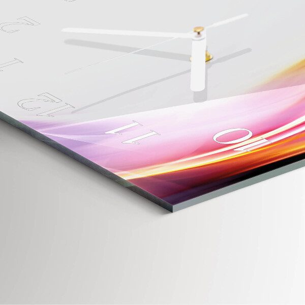 Skleněné hodiny Abstrakce