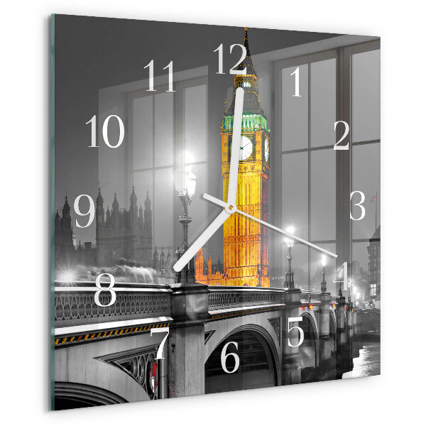 Skleněné hodiny Big Ben