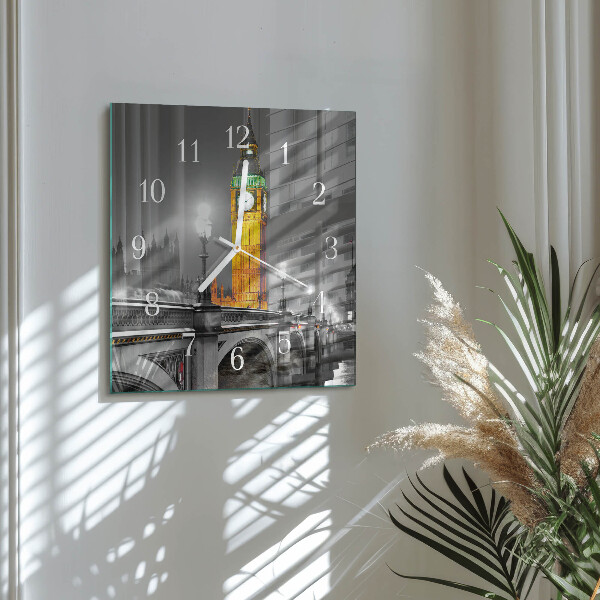 Skleněné hodiny Big Ben