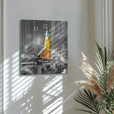Skleněné hodiny Big Ben