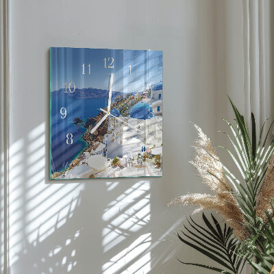 Skleněné hodiny Santorini
