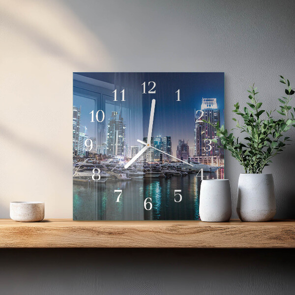 Skleněné hodiny Horizont
