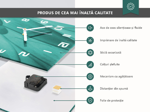 Skleněné hodiny Louka