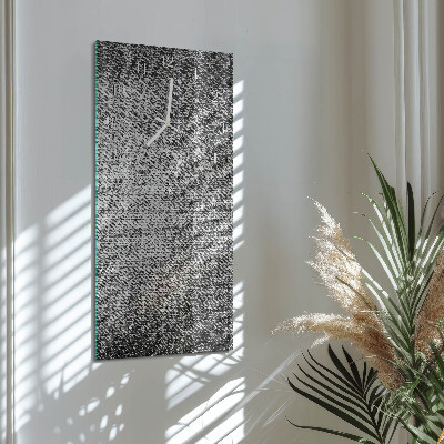 Skleněné hodiny vertikální Materiál