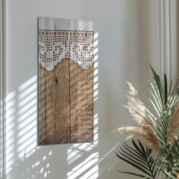 Skleněné hodiny vertikální Tabulka