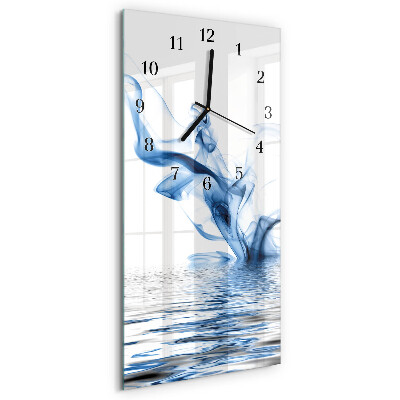 Skleněné hodiny vertikální Vzor