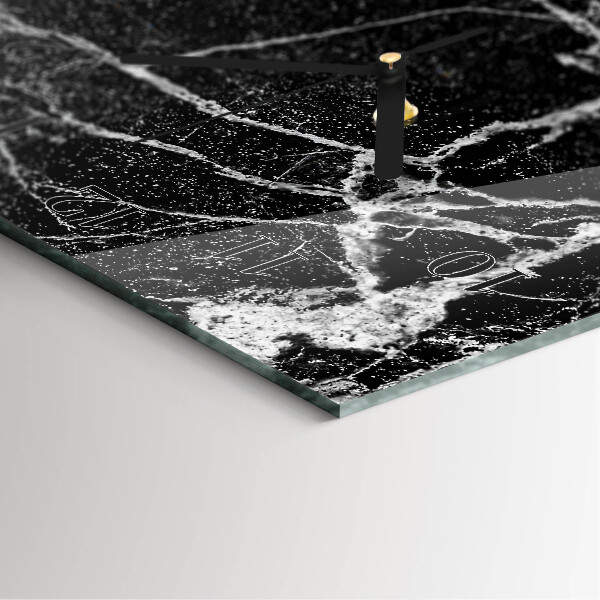 Skleněné hodiny vertikální Vzor