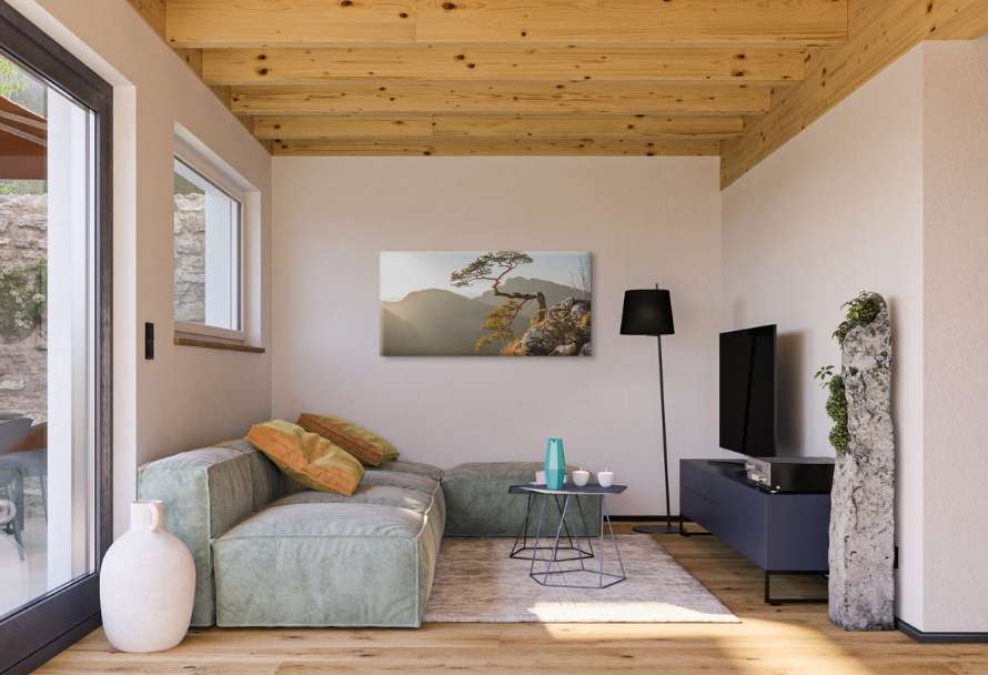 Obývací pokoj ve skandinávském stylu - světlý, funkční a útulný